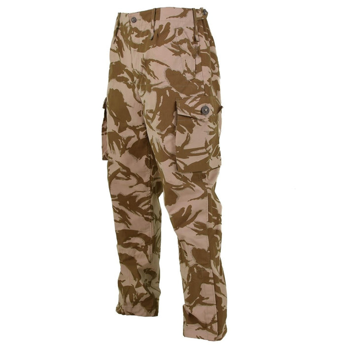 Pantalon original de l'armée britannique pour les troupes de campagne du désert DP, pantalon coupe-vent de combat BDU - GoMilitar