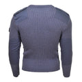 Pull original de l'armée britannique Commando Jumper Pull bleu gris en laine