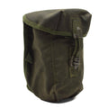 Cantine militaire britannique originale de 1 L avec couvercle à visser, pochette vintage incluse, olive