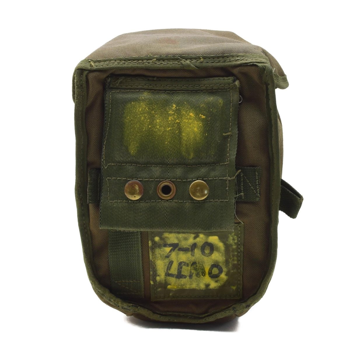 Cantine militaire britannique originale de 1 L avec couvercle à visser, pochette vintage incluse, olive
