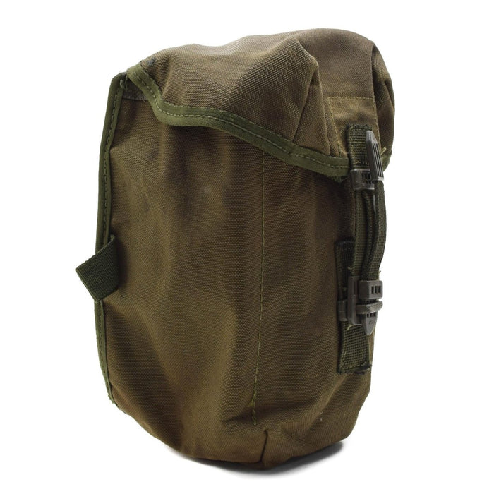 Original British Military 1L Feldflasche mit Schraubdeckel, Vintage-Beutel inklusive Olive – GoMilitar