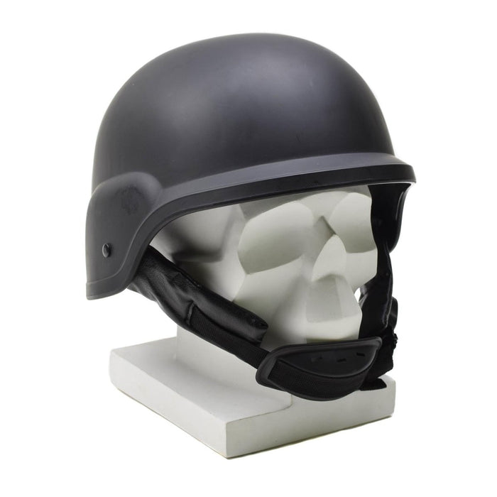 Casque militaire britannique original en plastique noir MK7, équipement d'entraînement tactique NOUVEAU - GoMilitar