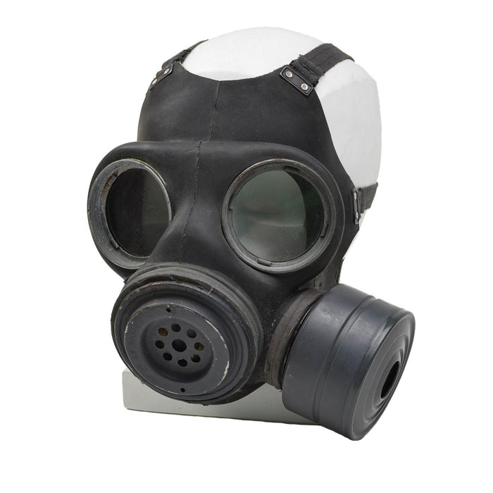 Set completo di sacchetti filtranti leggeri originali British Military Gasmask M44 neri - GoMilitar