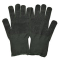 Original British Military gloves anti slip palms Nomex aramid fiber green NEW