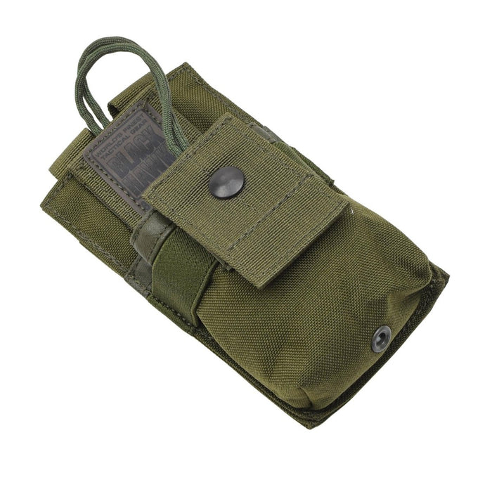 Custodia per radio GPS originale militare britannica, borsa molle, fondina in nylon, oliva - GoMilitar