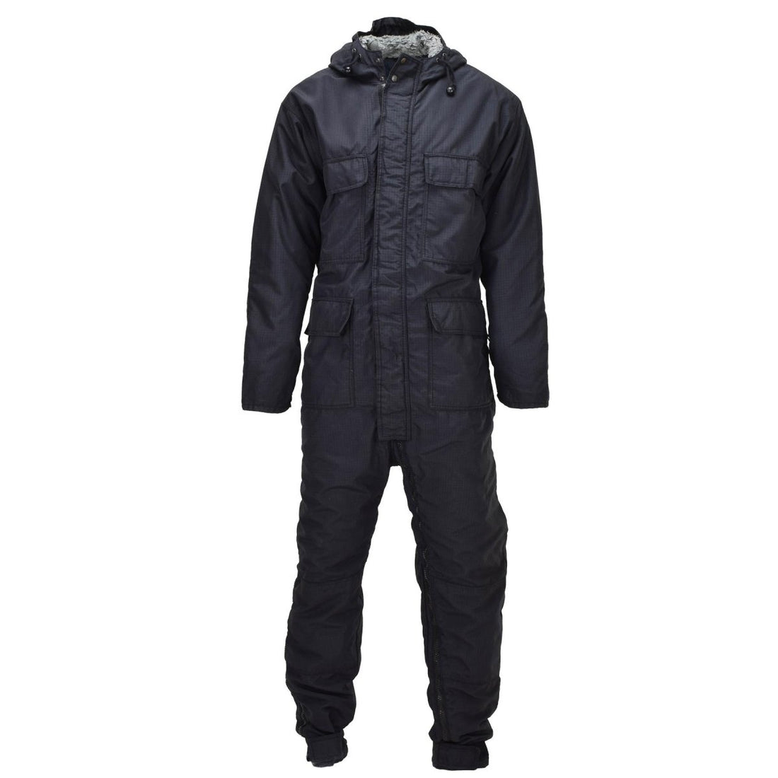 Original britischer Militär-Mechaniker-Overall, verstärkte Knie, RipStop, Schwarz