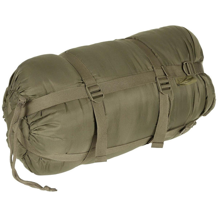 Original britischer Militärschlafsack, Kompressionssack, Komfort -15 °C, Olivgrün – GoMilitar