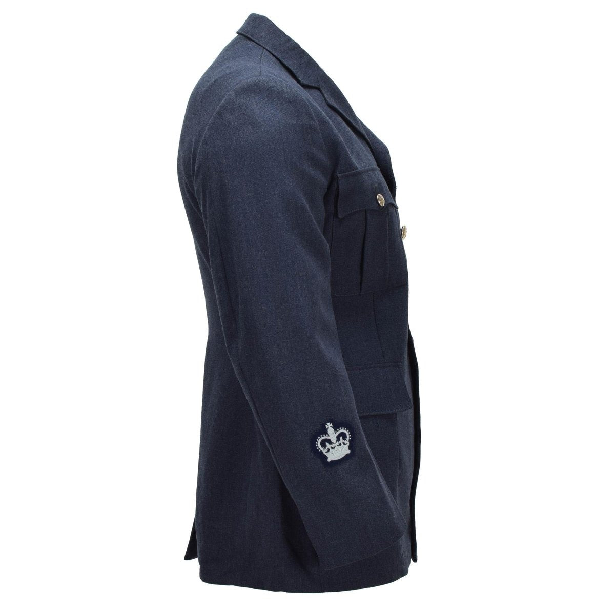 Original britische RAF-Militär-Parade-Jacke, Vintage-formelles Marineblau
