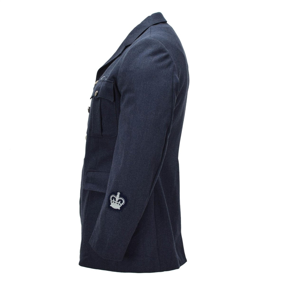 Original britische RAF-Militär-Parade-Jacke, Vintage-formelles Marineblau