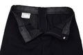 Pantaloni eleganti in lana da uomo originali della Royal Navy britannica n. 1B neri formali