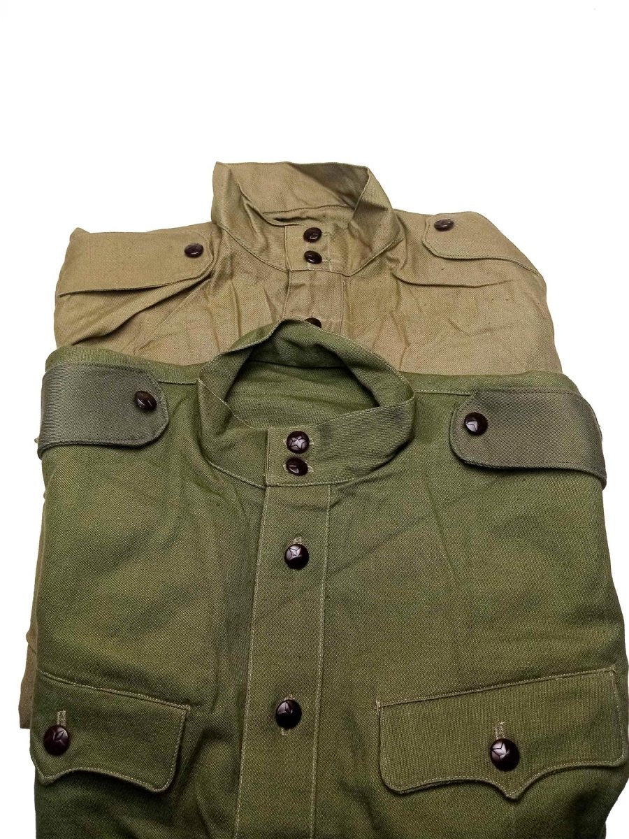 Armata bulgaro Oliva Kaki Giacca da camicia da combattimento Mlaia lunga