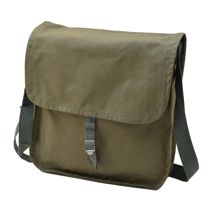 Borsa a tracolla originale dell'esercito bulgaro verde oliva con tracolla regolabile da viaggio all'aperto NOVITÀ - GoMilitar