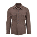 Original bulgarische Militär klassische Jacke Wolle Winter braun warm winddicht NEU