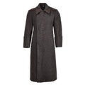 Lana militare bulgaro originale superando lungo cappotto invernale grigio formale