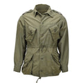 Giacca da campo originale dell'esercito canadese in cotone militare in eccedenza verde oliva