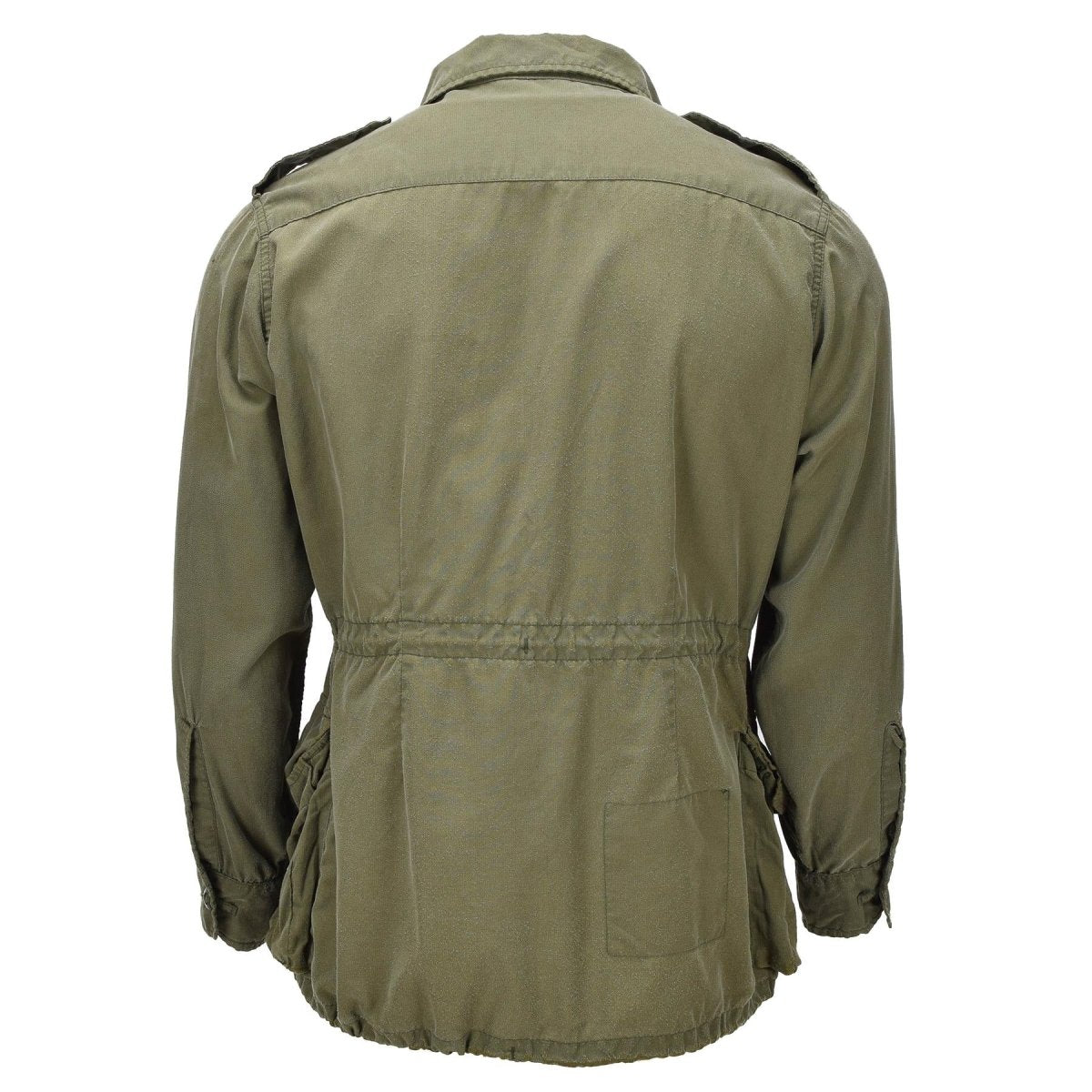 Giacca da campo originale dell'esercito canadese in cotone militare in eccedenza verde oliva