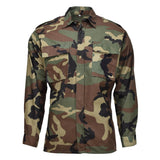 Chemise militaire croate originale en coton BDU camouflage boisé surplus de l'armée NEUF