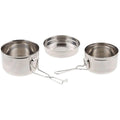 Original Czech Army stainless steel mess tin set camping outdoor cooking pot pan