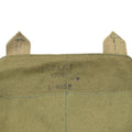 Originale Ceca Maschera militare Maschera Guida Green Canvas Vintage Overplus Nuovo