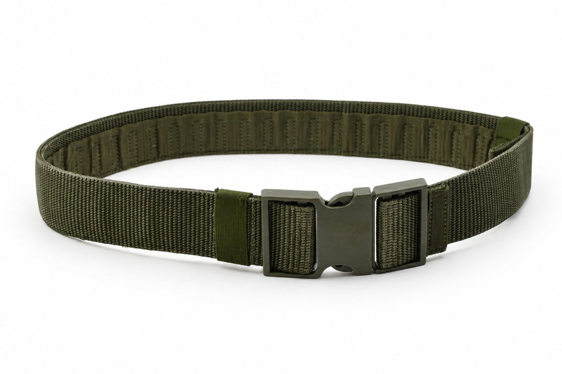 Ceinture de combat militaire tchèque originale MNS 2000, boucle à dégagement rapide, olive