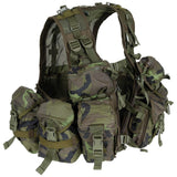 Original Czech Military Tactical Vest Combat Load Bearing System M95 Camo