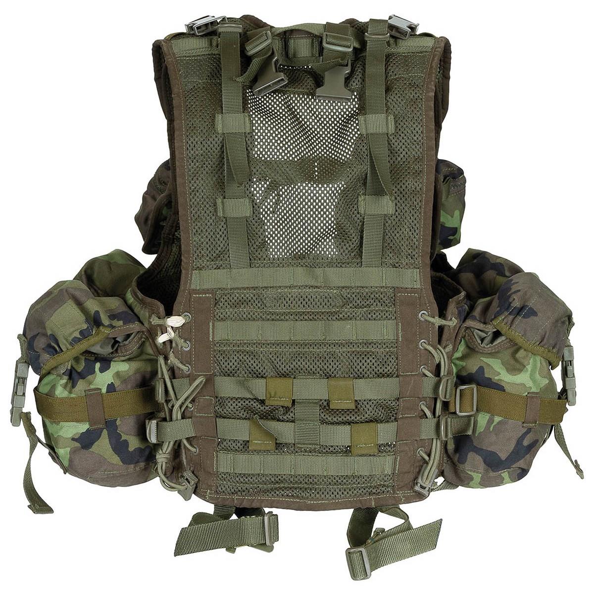 Original tschechische militärische taktische Weste Combat Load Bearing System M95 Camo