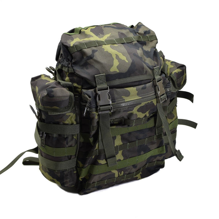 Sac à dos militaire molle original de la République tchèque à dégagement rapide woodland camo 30l - GoMilitar