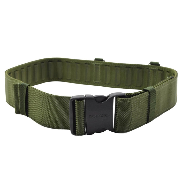 Cintura tattica originale dell'esercito danese verde oliva regolabile in tessuto da combattimento NOVITÀ - GoMilitar