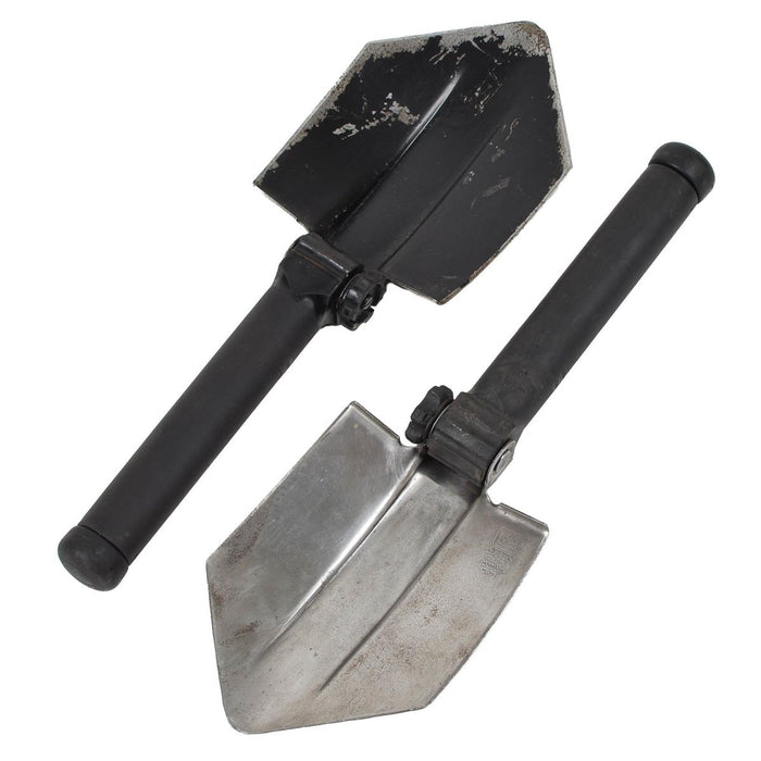 Pala multiuso da campeggio pieghevole Glock originale militare danese nera - GoMilitar