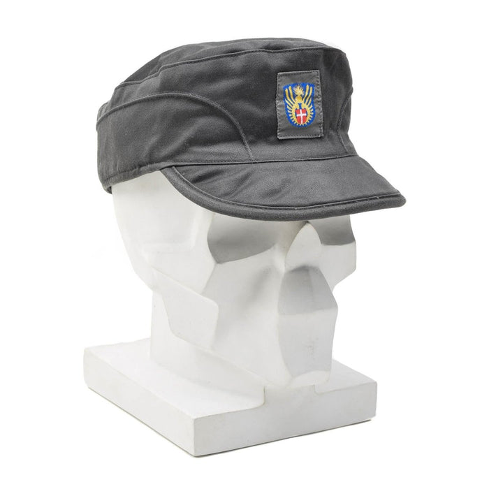 Casquette militaire danoise originale grise avec oreillettes pliables légères vintage NOUVEAU - GoMilitar