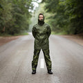 Original Danish military M84 camo rain pants waterproof field combat trousers