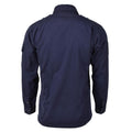 Original Dutch army jacket workwear blue uniform long sleeve military shirt