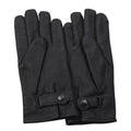 Original Dutch Army Leather Winter Gloves Warm Lined Cold Weather Black