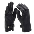 Original Dutch Army Leather Winter Gloves Warm Lined Cold Weather Black