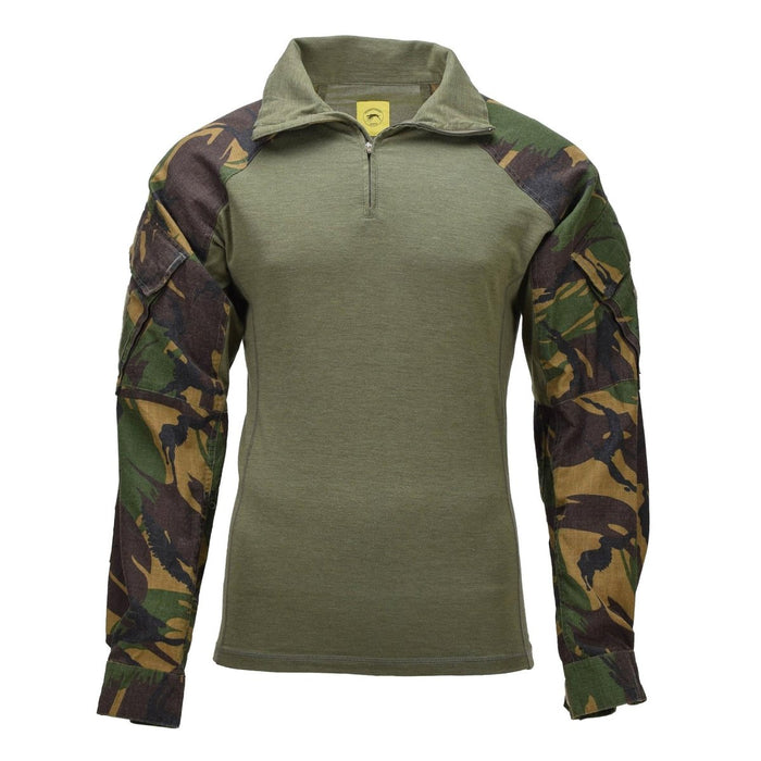 Original Dutch Military Combat Shirt Field Top Quarter Zip DPM Camouflage - GoMilitar