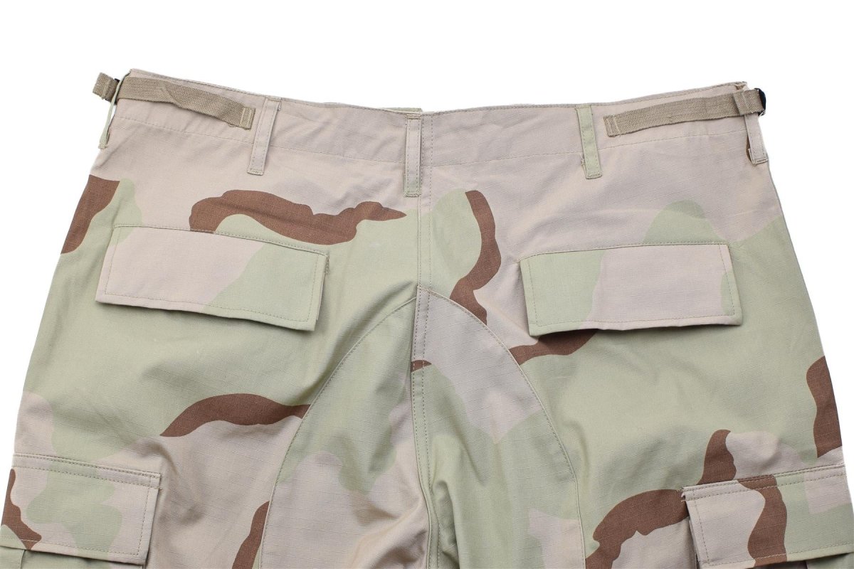 Original niederländische Militär-Feldhose mit Cargotaschen, 3-farbig, Wüstentarn