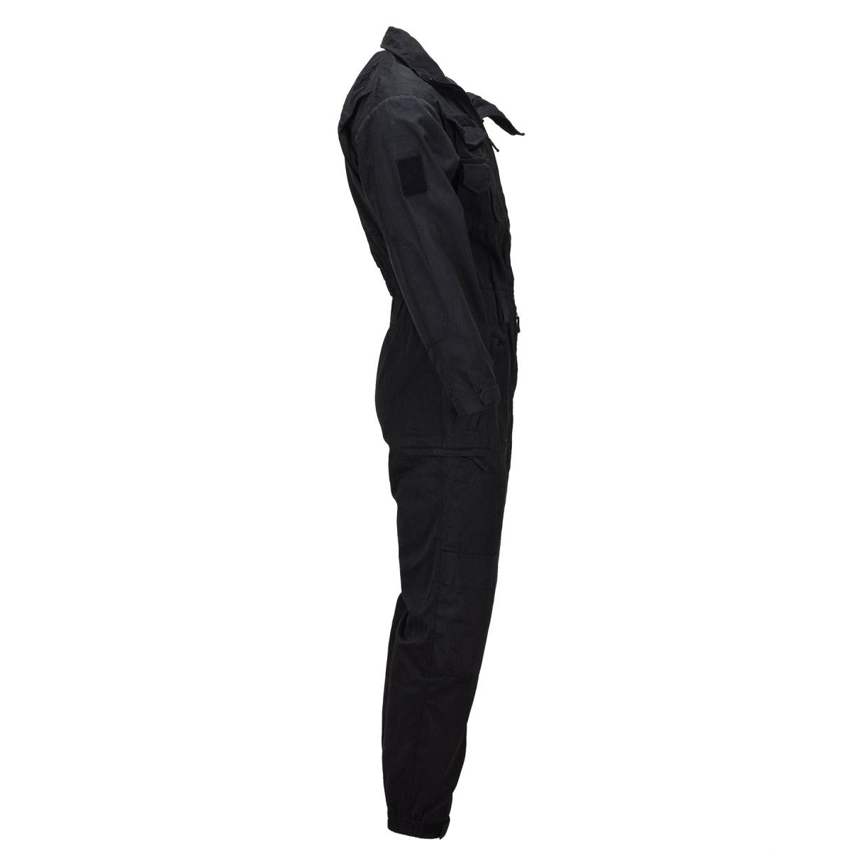 Combinaison de vol militaire néerlandaise originale, genoux renforcés, double fermeture éclair, noire