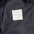 Imperméable pour homme d'origine néerlandaise, doublure matelassée, trench-coat bleu uni