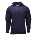 Canottiera termica originale militare olandese manica lunga chiusura mezza zip Blu