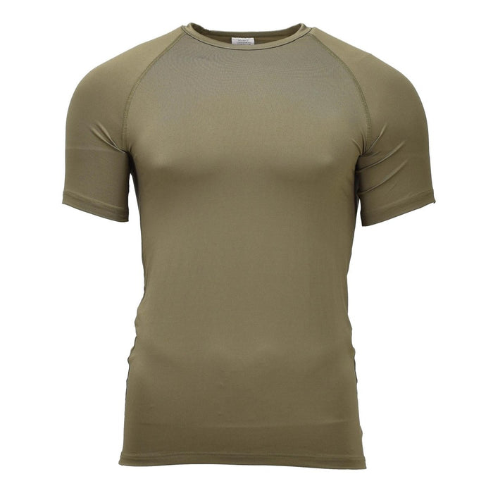 Original niederländisches Militär-Thermo-Unterhemd, kurzärmelig, leicht, Oliv – GoMilitar