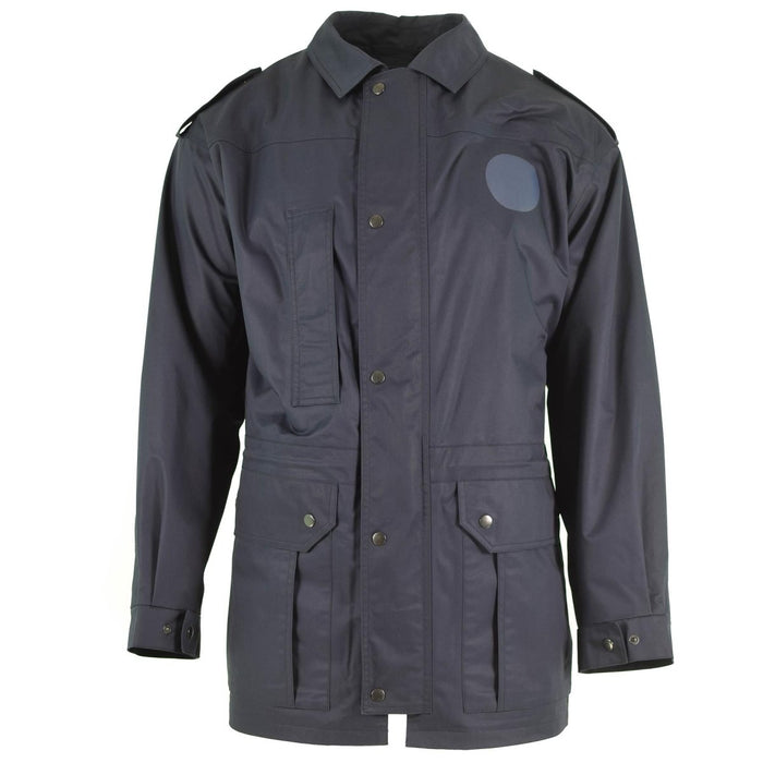 Originaler niederländischer Polizei-Parka, blaue warme Jacke, Innenfutter, Militärüberschuss, NEU – GoMilitar