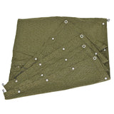 Abri NVA d'origine de l'Allemagne de l'Est, demi-goutte de pluie, motif strichtarn, surplus NEUF