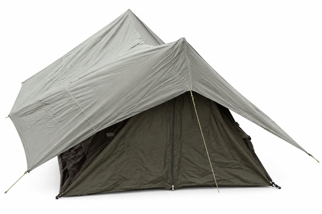 Tente de Camping Originale de l'armée française, abri de terrain extérieur Olive