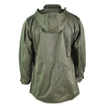 Original French army Olive OD jacket fatigue combat military hooded parka sateen