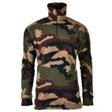 Chemise CCE camouflage forêt originale de l'armée française en polaire NEUF