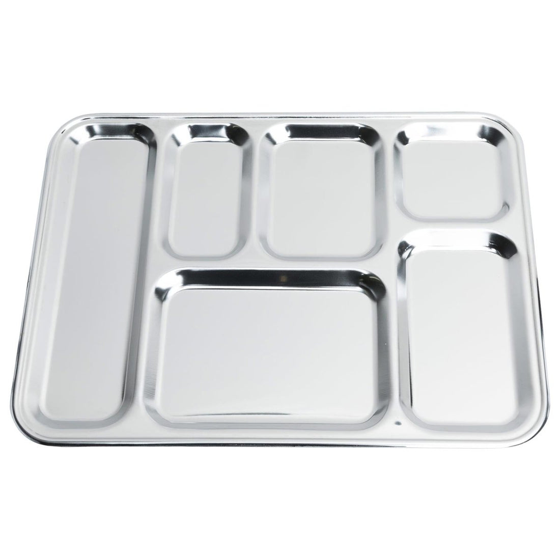 Original French Military food tray stainless steel food divider mess hall NEW