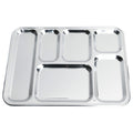 Original French Military food tray stainless steel food divider mess hall NEW