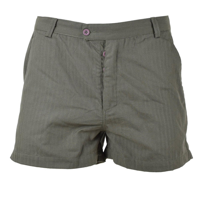 Original French military jungle olive shorts lightweight combat army uniform NEW - GoMilitar