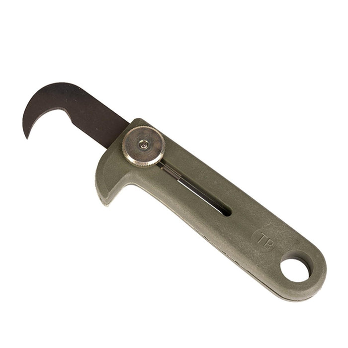 Taglierino da cintura originale militare francese per paracadutista, edizione tattica, oliva - GoMilitar
