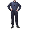 Original French police department blue coverall anti-static officer jumpsuit NEW